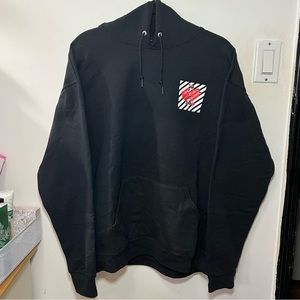 Artist Union Clothing Co Black Rose Hoodie